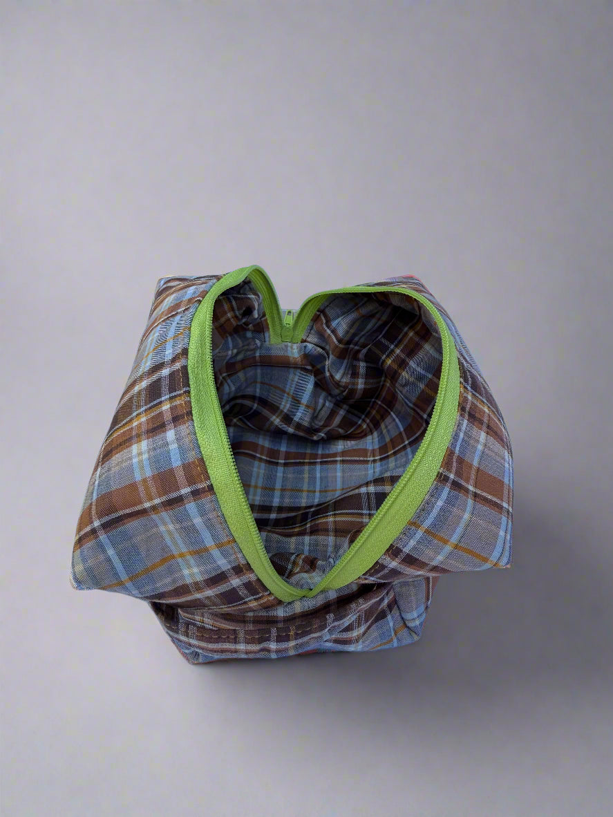 Plaid Travel Small Bag