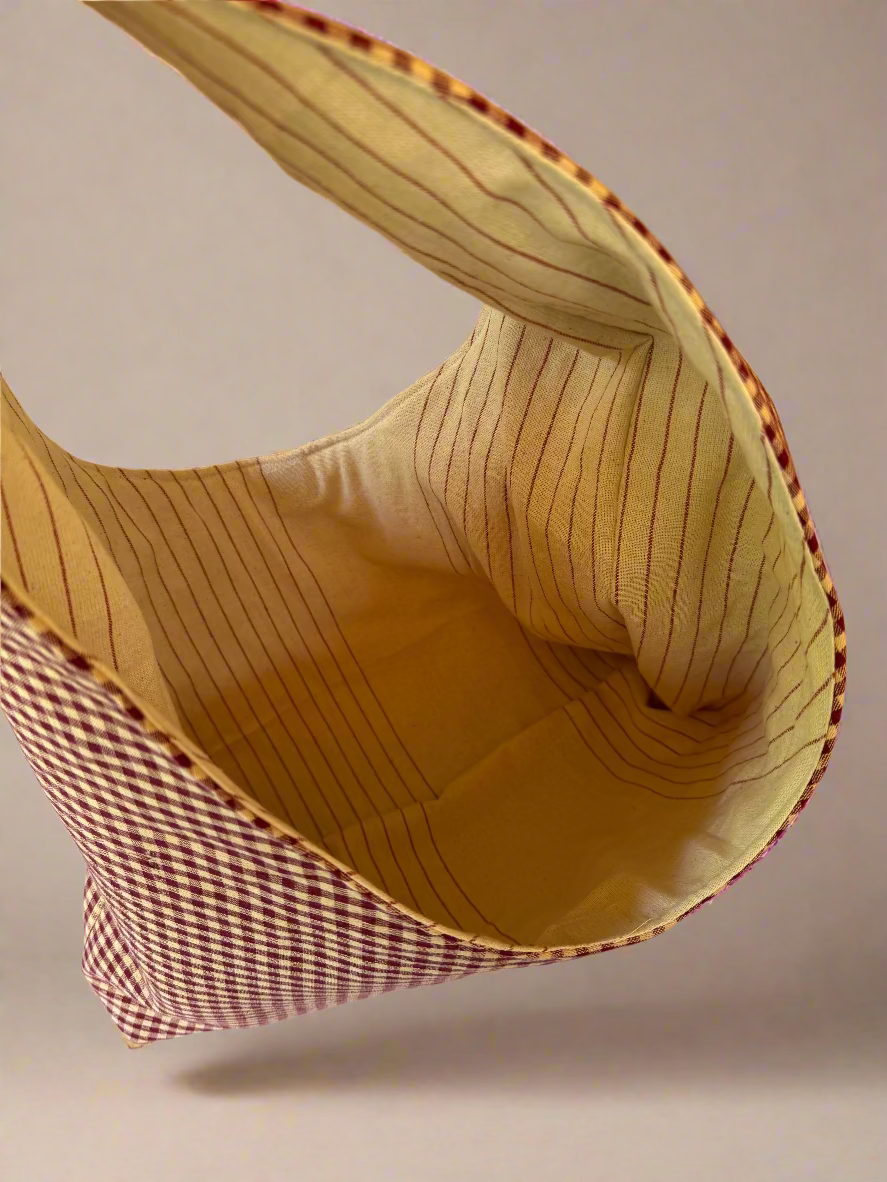 Red Gingham Shoulder Bag