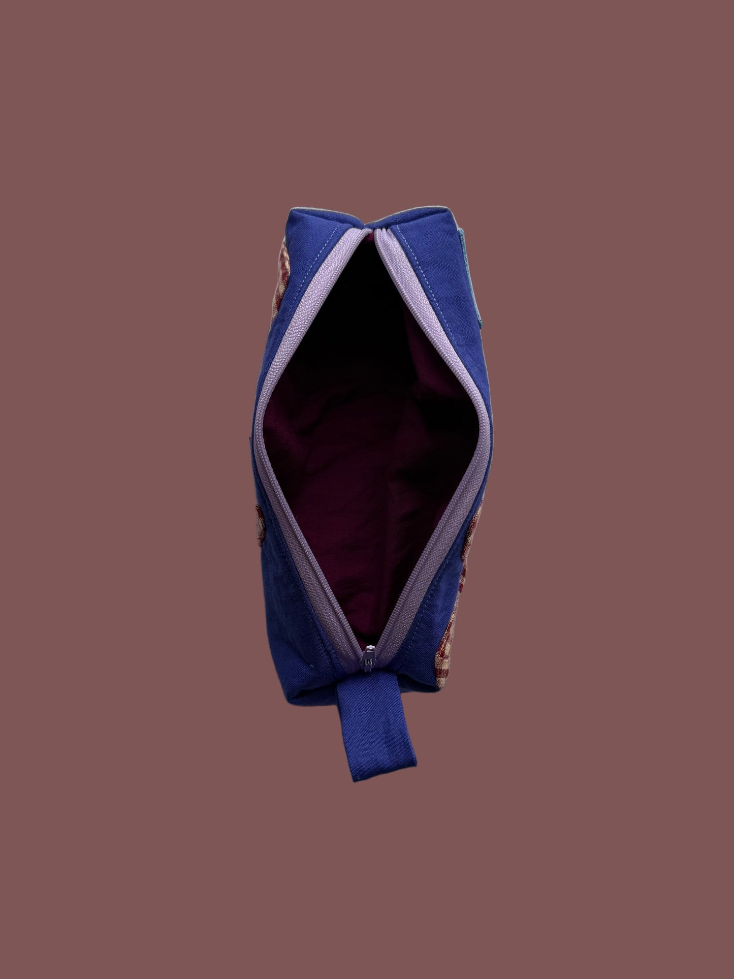 Blue Bow Pencil Pouch