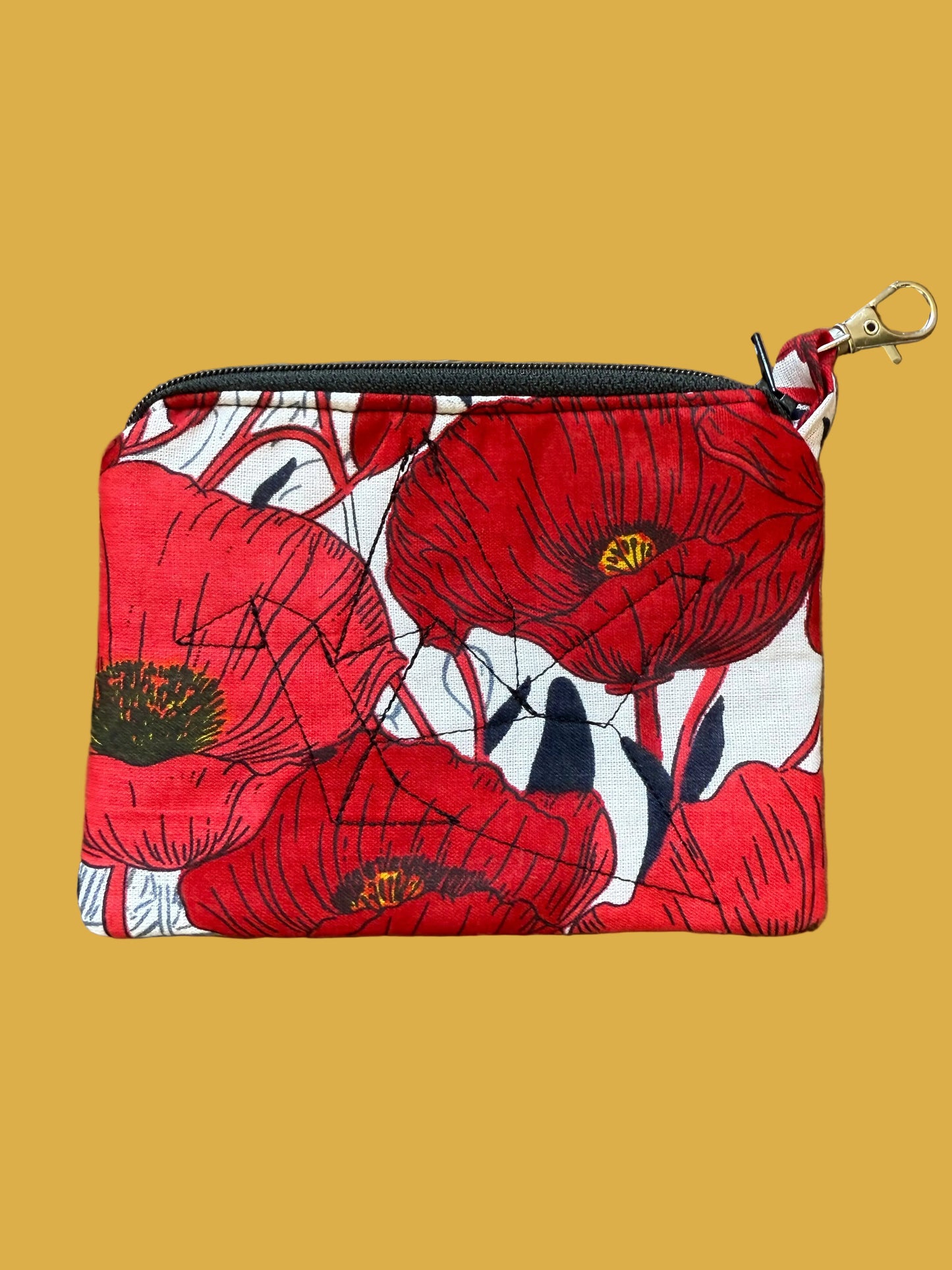 Flower Origami Crane Mini Bag Keychain