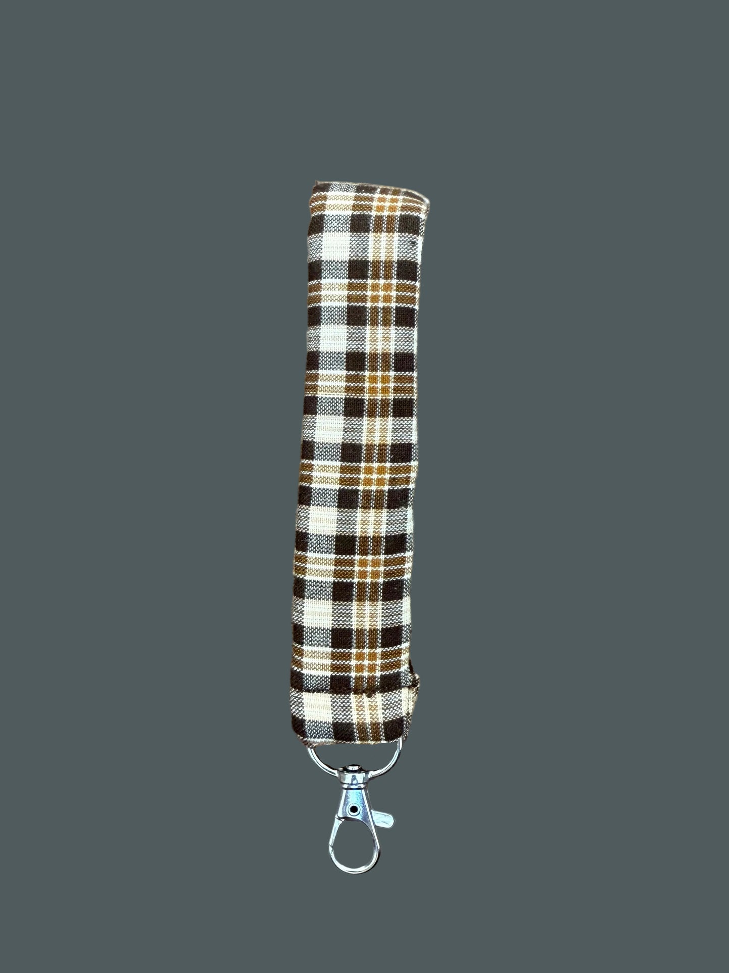 Plaid Keychain