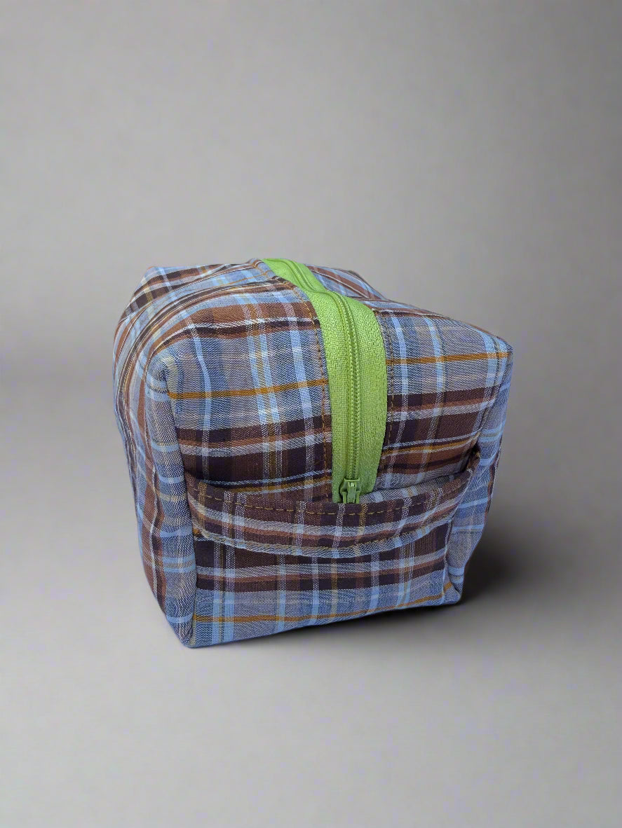 Plaid Travel Small Bag