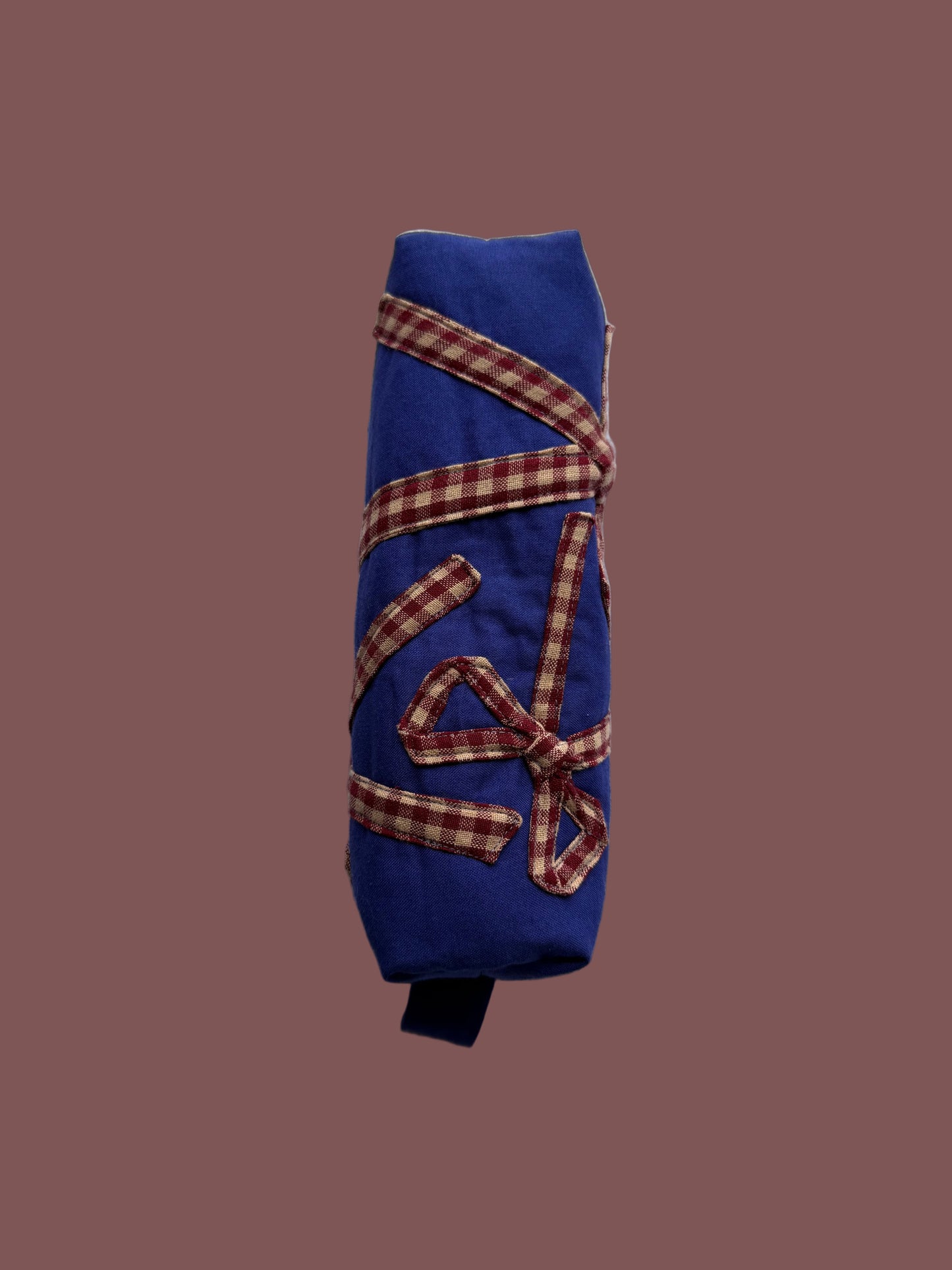 Blue Bow Pencil Pouch