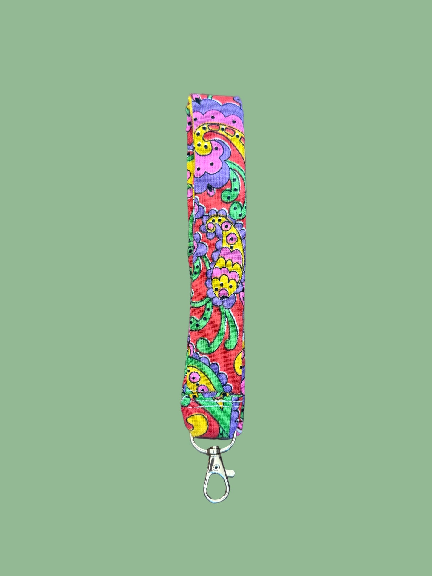 Colorful Paisley Keychain
