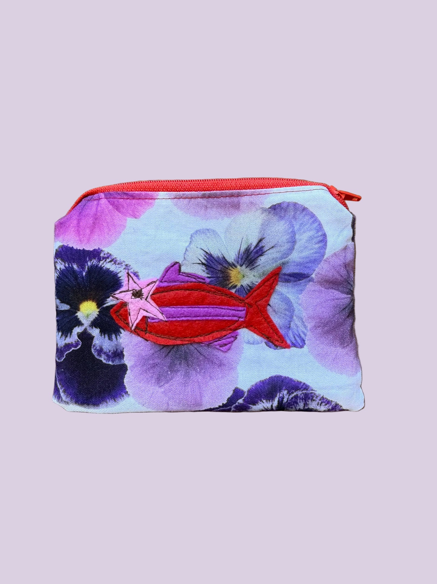Red "Star" Fish Mini Travel Bag