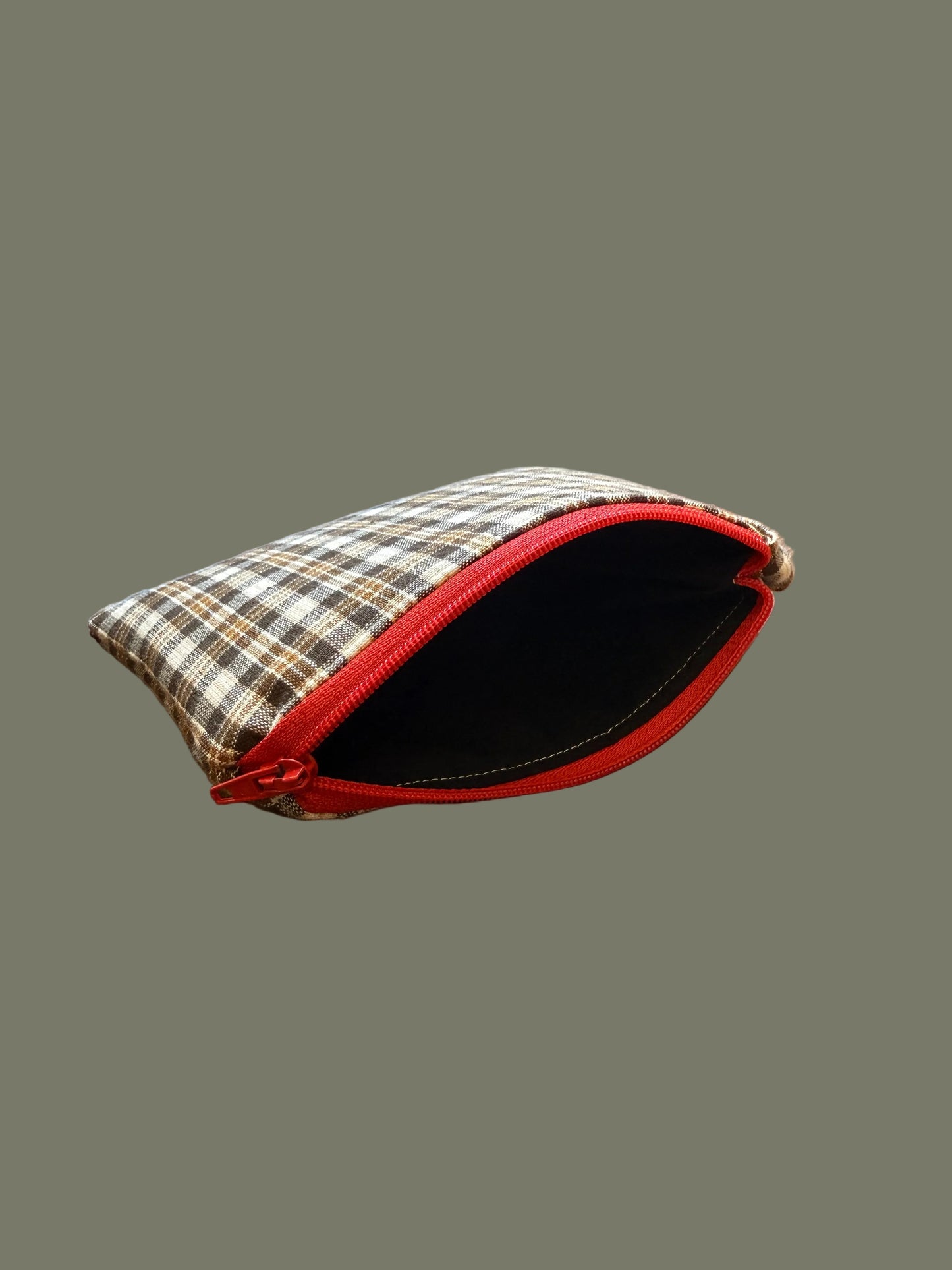 Plaid Mini Bag Keychain