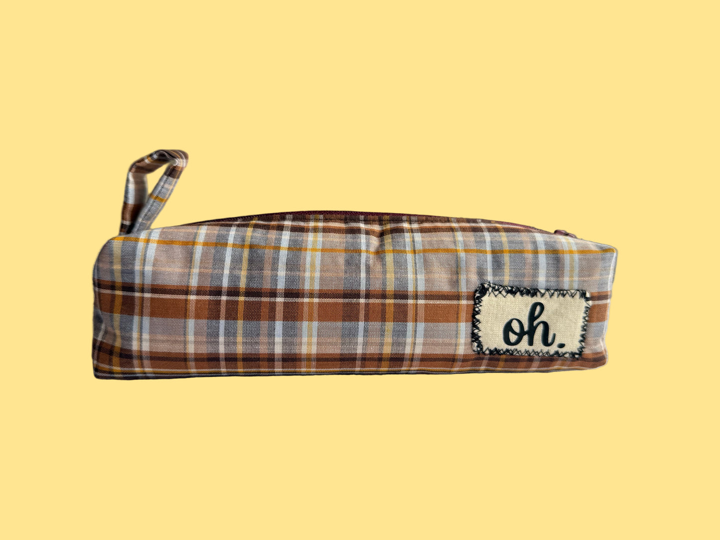 Plaid Pencil Pouch