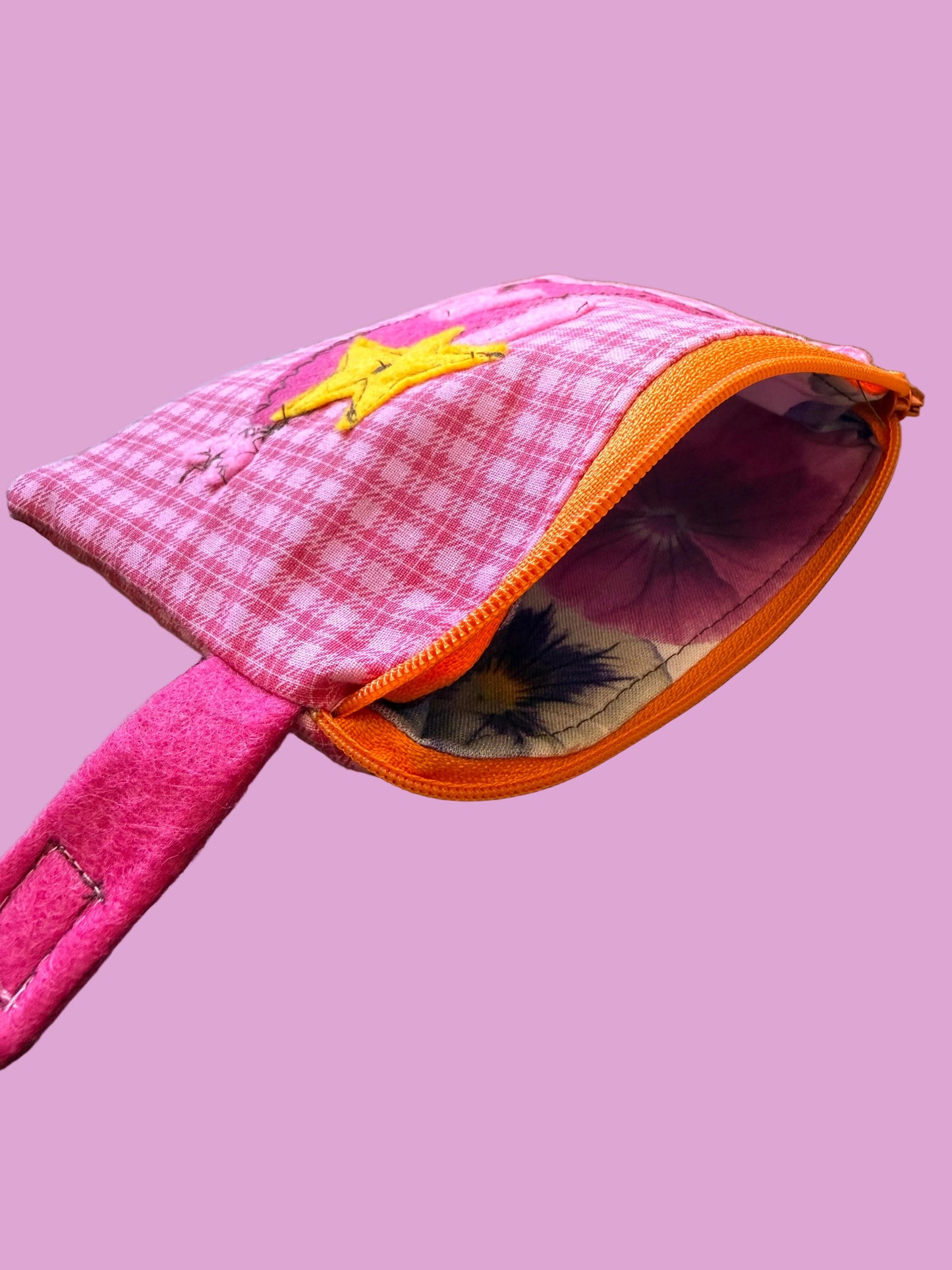 Pink "Star" Fish Mini Bag Keychain