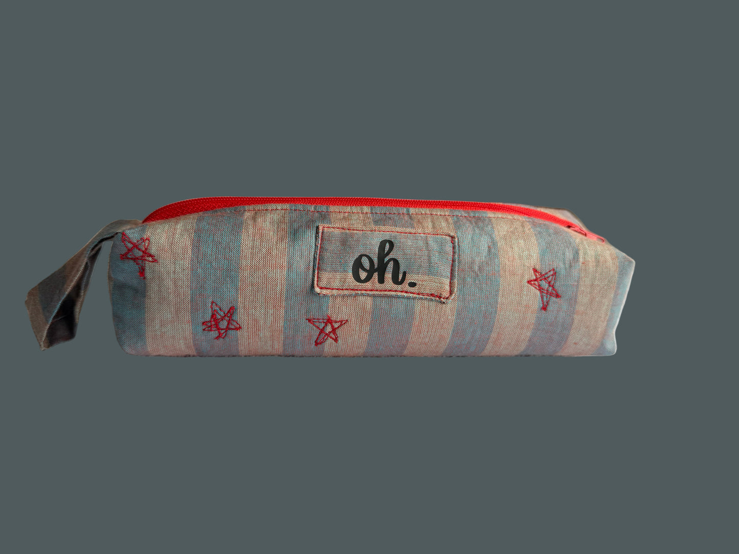 Striped Star Pencil Pouch