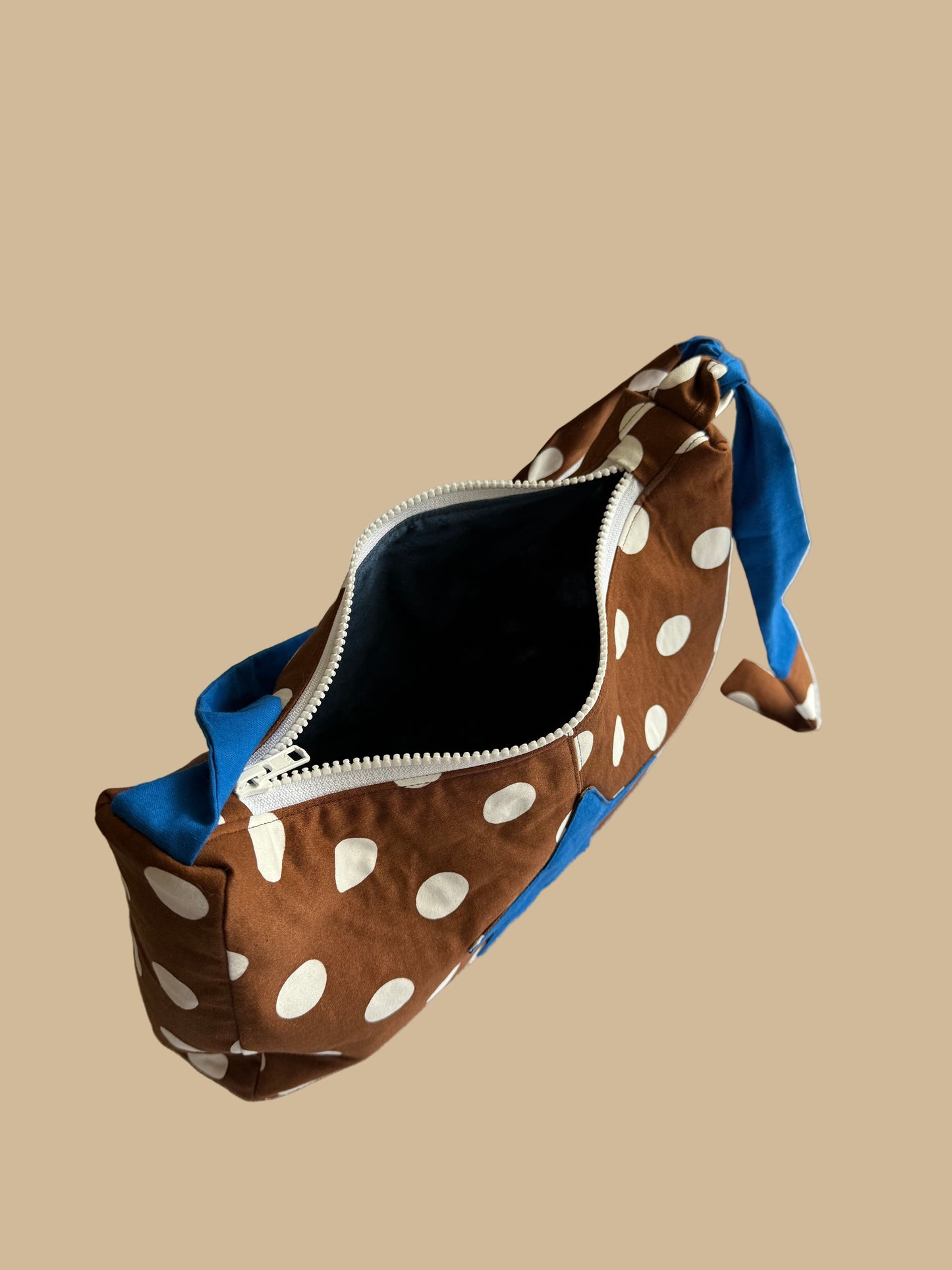 Brown Polka Dot Star Bag