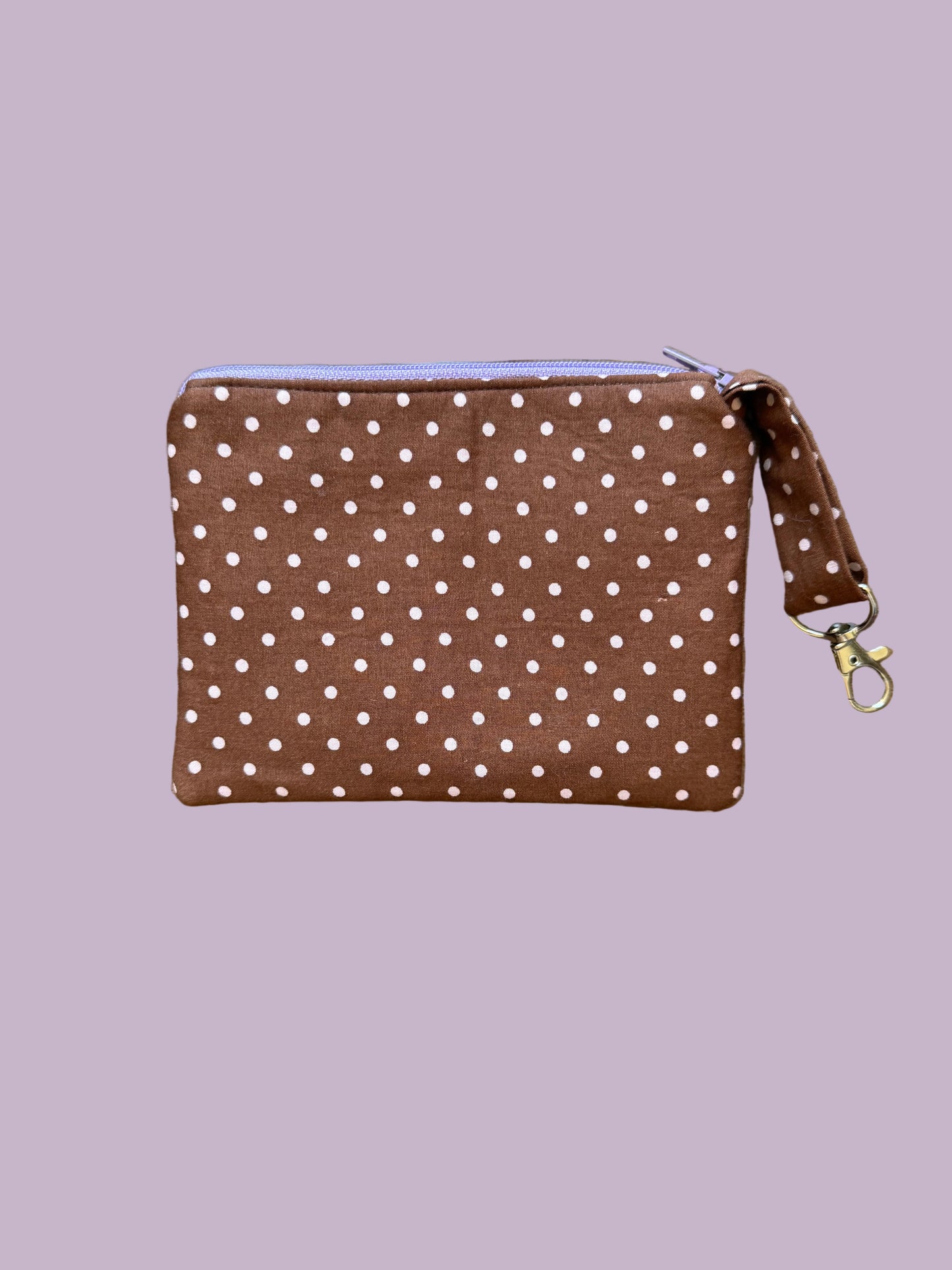 Polka Dot mini bag Keychain