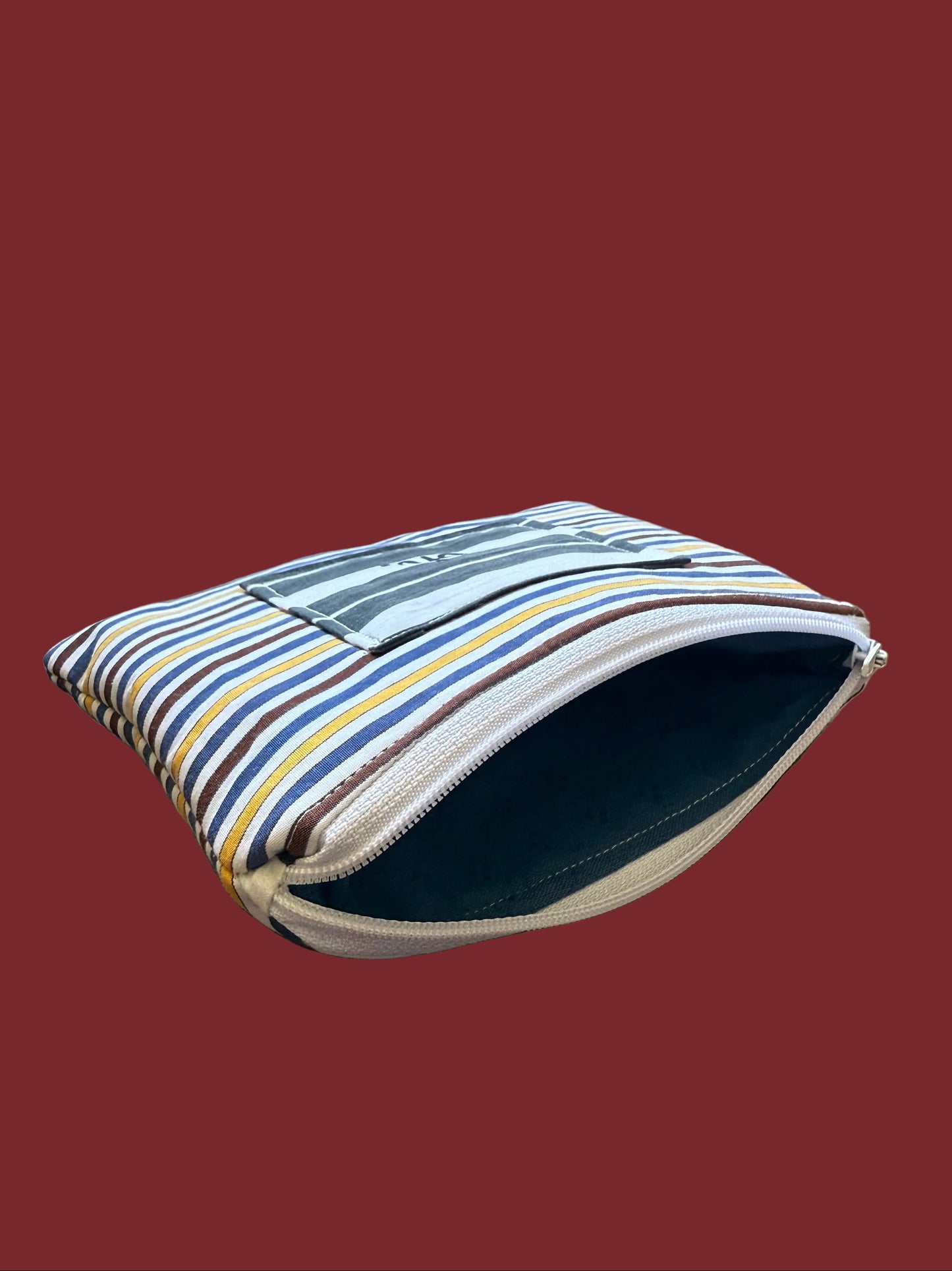 Striped "oh" Mini Travel Bag