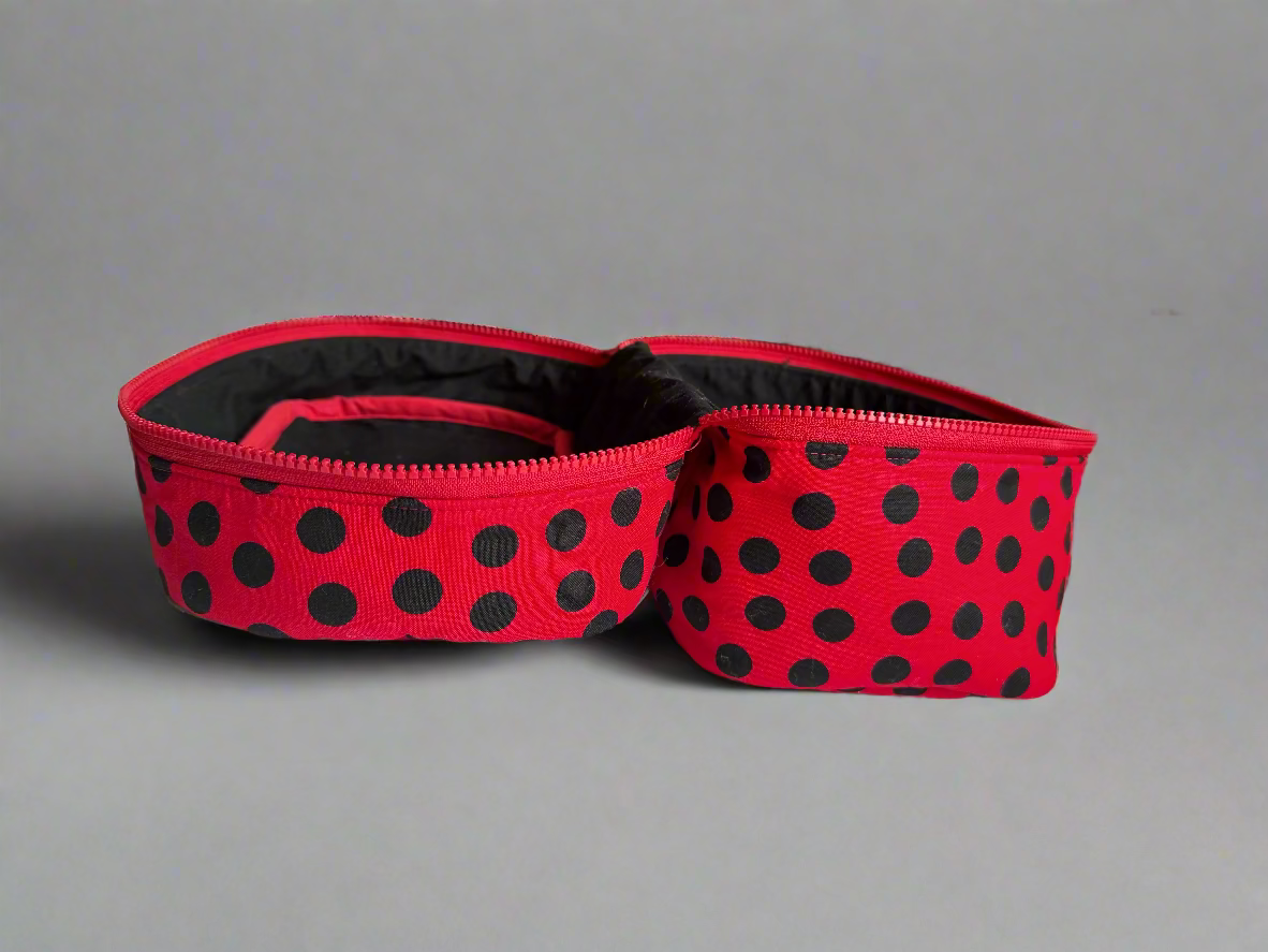 Red Polka Dot makeup bag