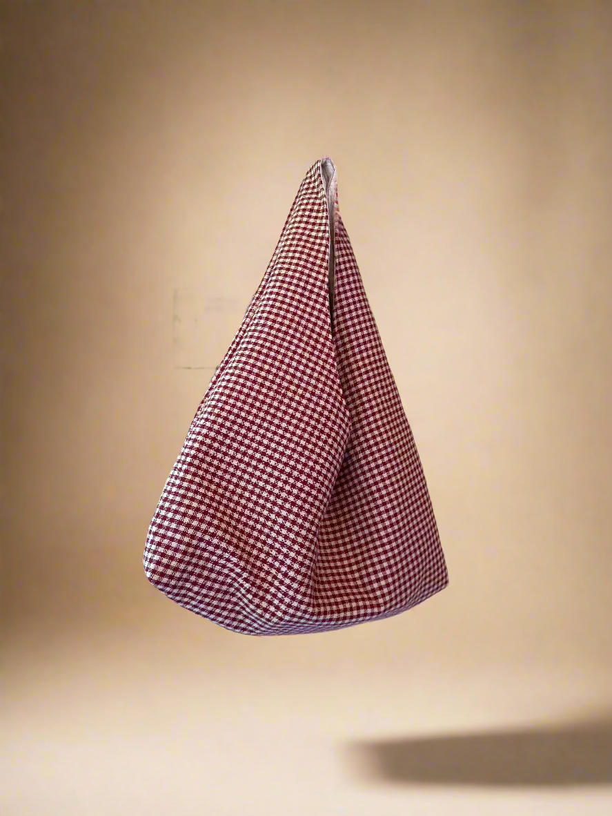 Red Gingham Shoulder Bag