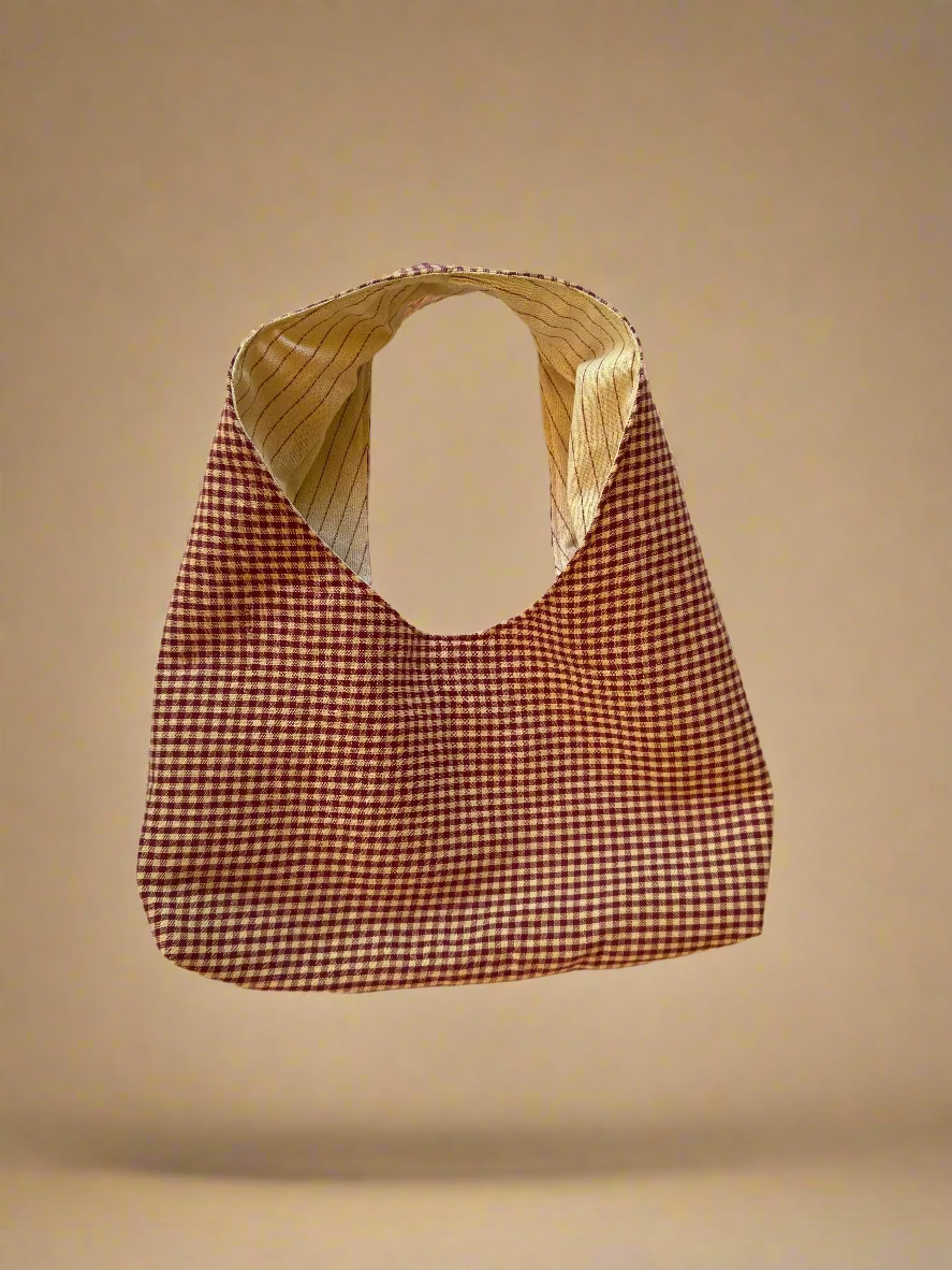 Red Gingham Shoulder Bag