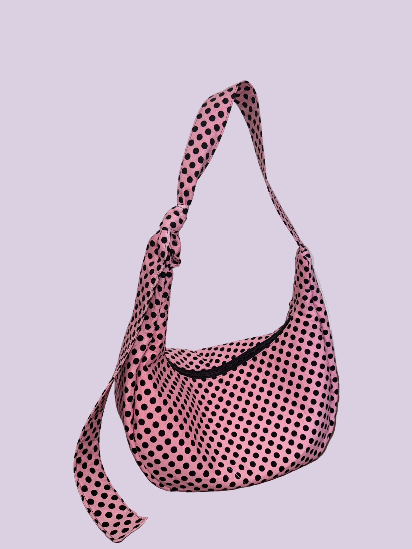 Pink Polka Dot Cres Bag