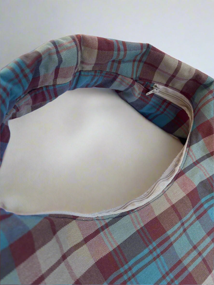 Plaid Circle Hobo