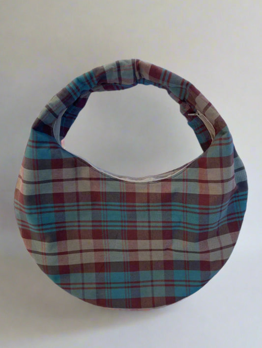 Plaid Circle Hobo