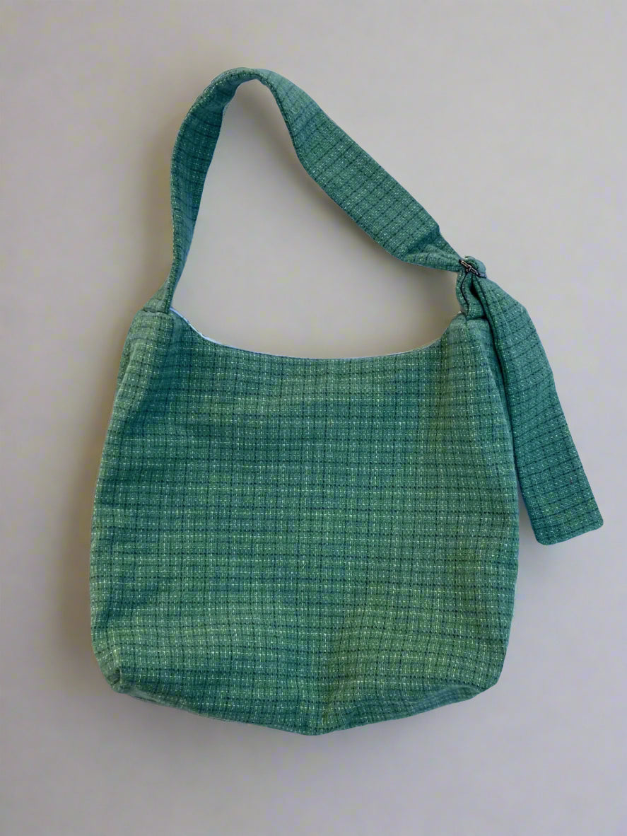 Green Flannel Bag